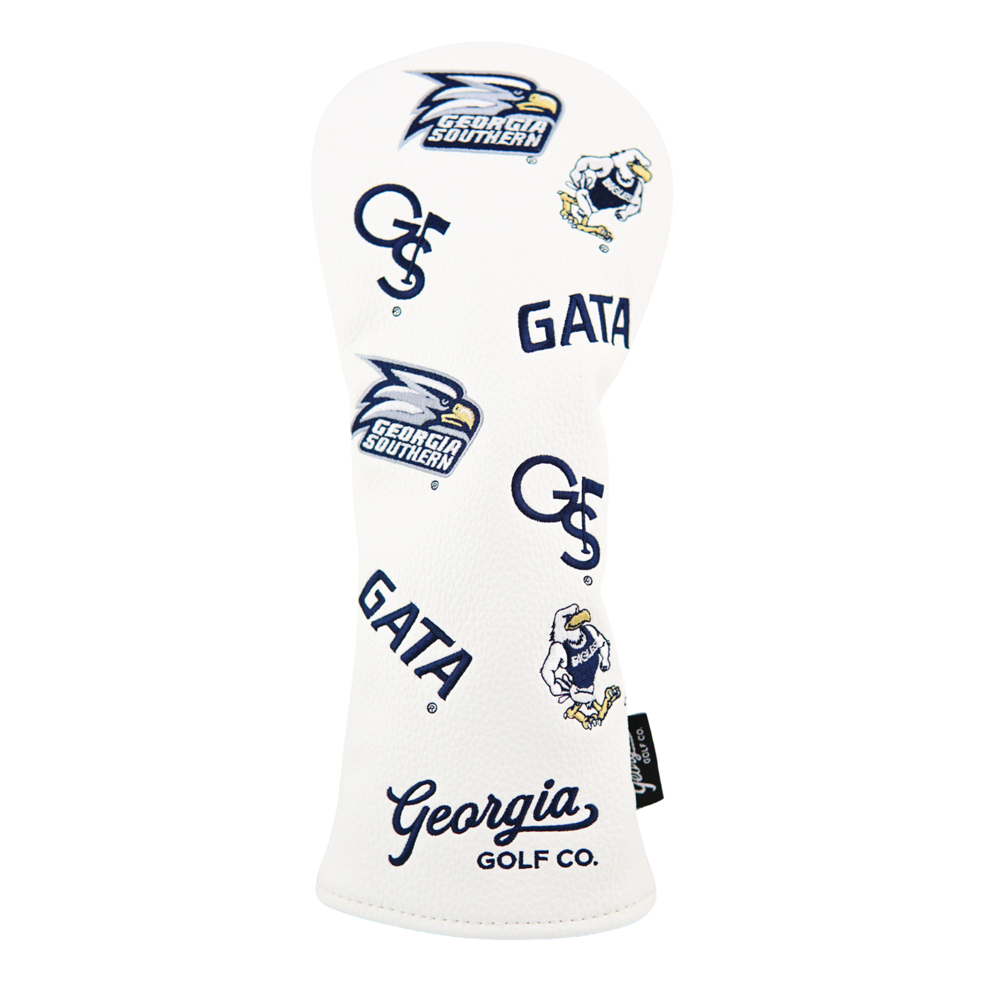 Georgia Southern Fairway Wood Headcover - White – Georgia Golf Company