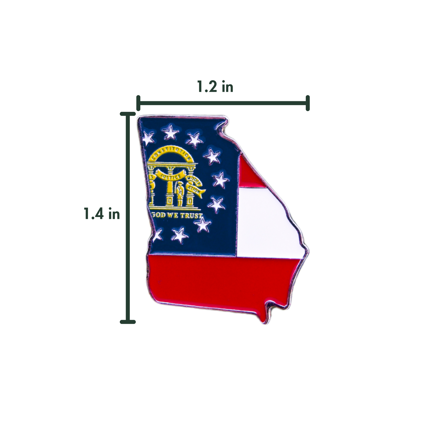 Georgia Flag Ball Marker