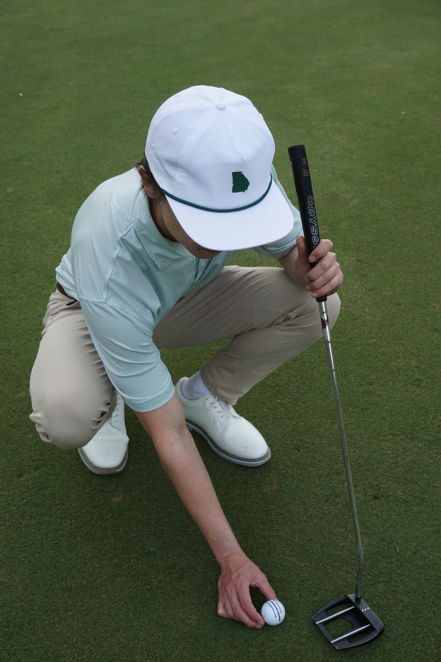 State Line Hat - White / Green