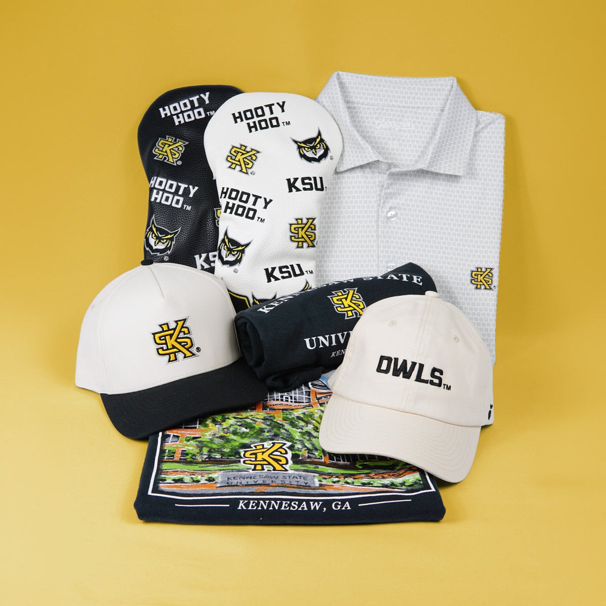 Kennesaw State Owls Hat - Cream