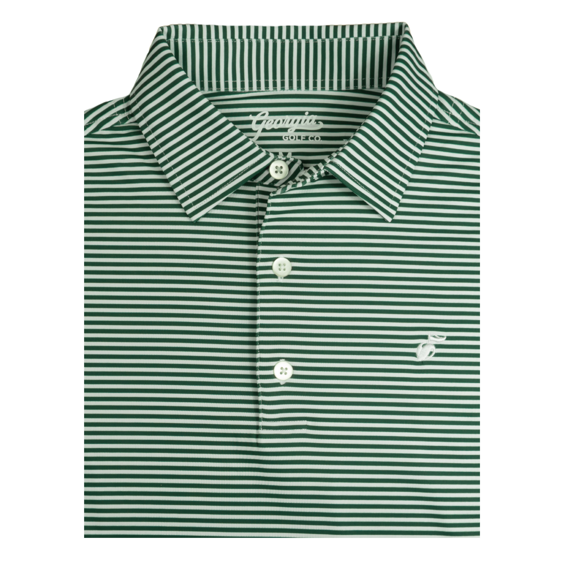Tour Stripe Polo - Green Georgia Golf Company Tour Stripe Polo - Green Georgia Golf Company
