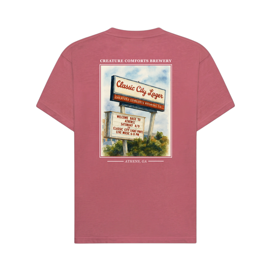 Creature Comforts Marquee Tee - Red