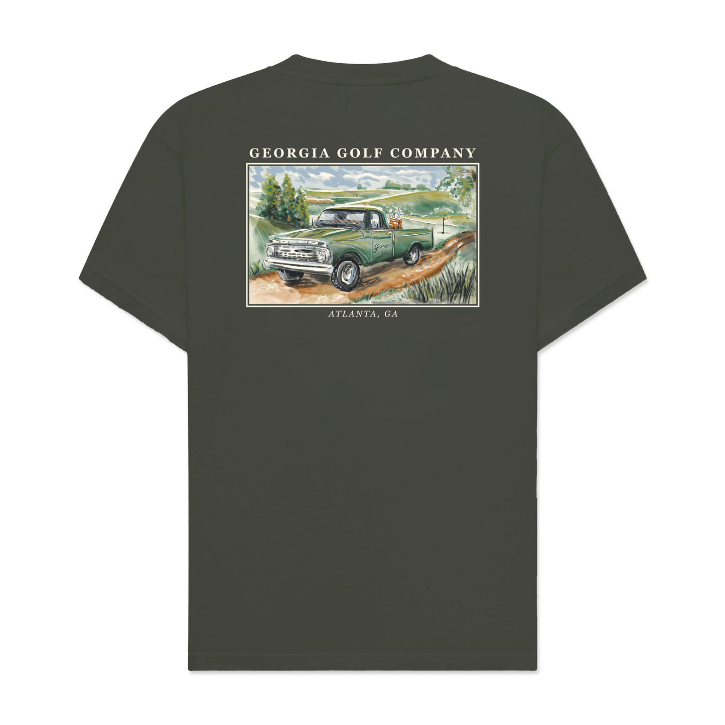 Pickup Truck Tee - Green