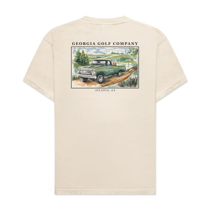 Pickup Truck Tee - Cream