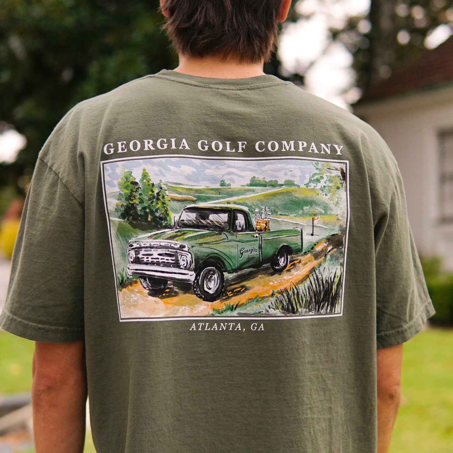 Pickup Truck Tee - Green