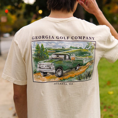 Pickup Truck Tee - Cream
