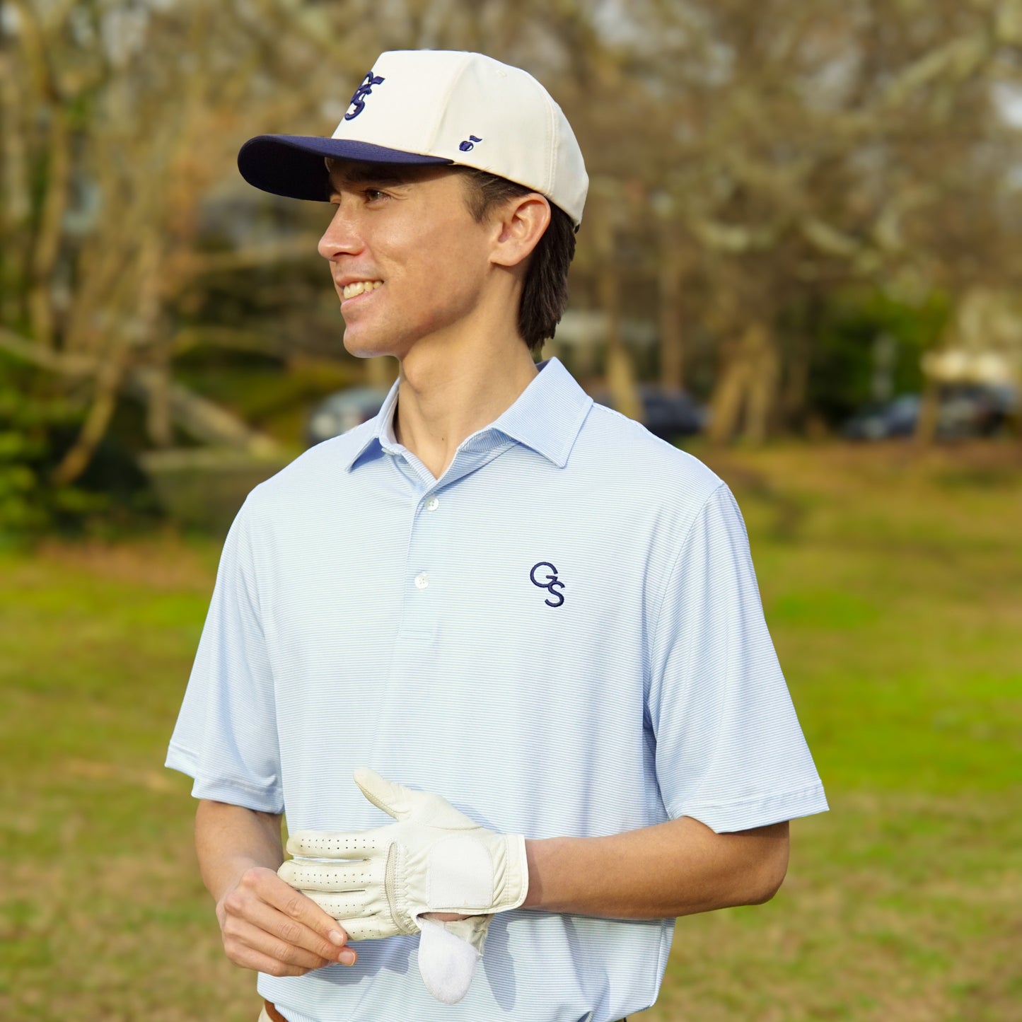 Georgia Southern Golf Logo Hat - Blue