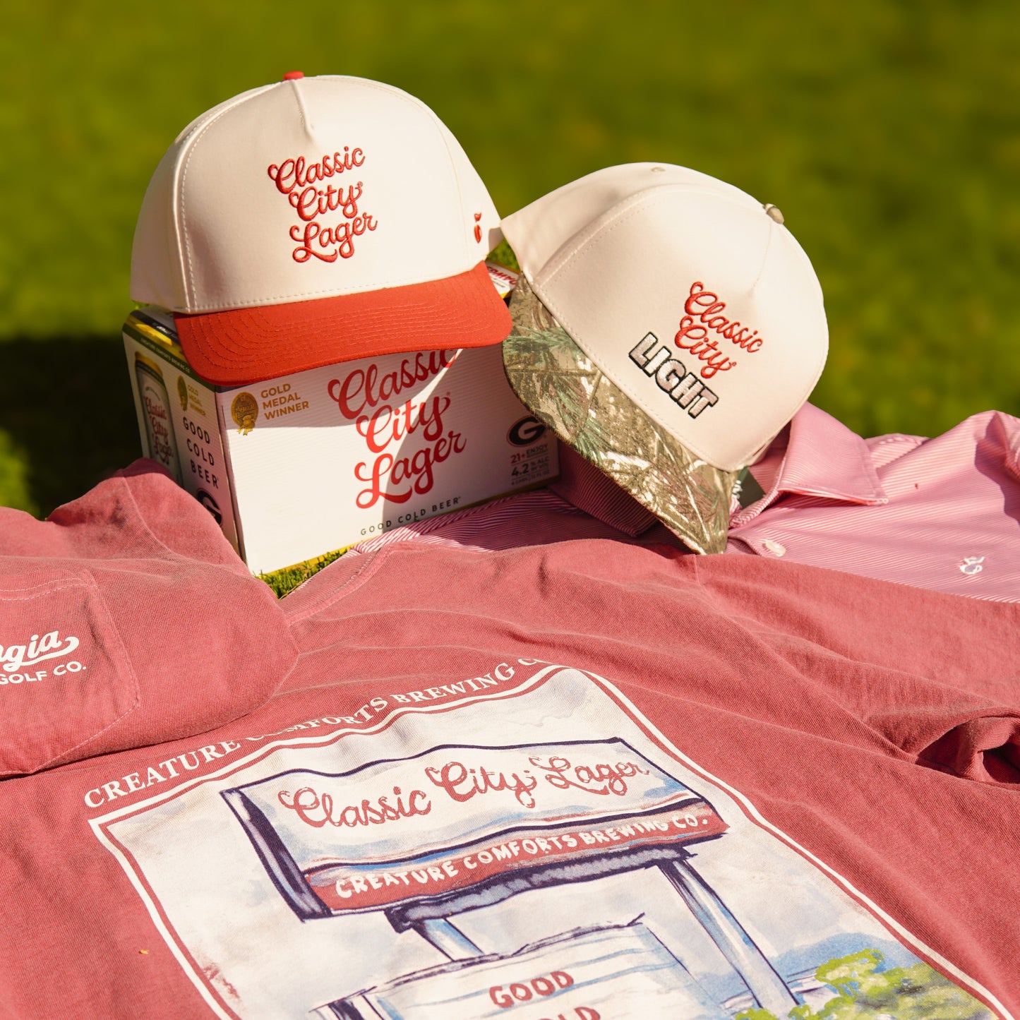 Creature Comforts Classic City Lager Hat - Red