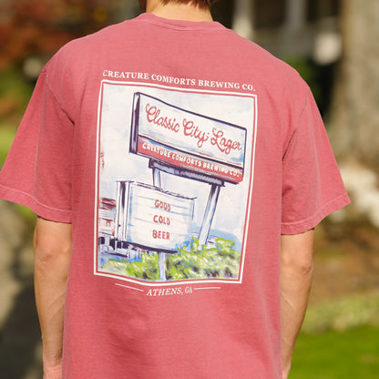 Creature Comforts Marquee Tee - Red