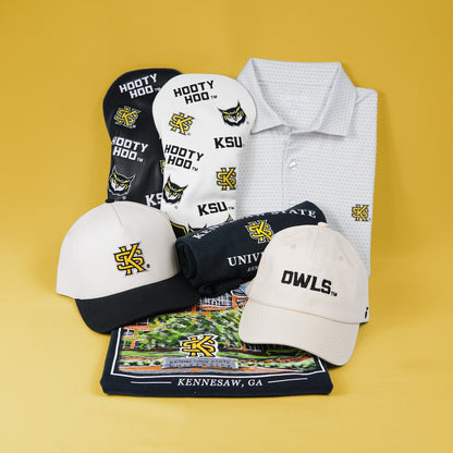 Kennesaw State KS Pattern Polo - Gray
