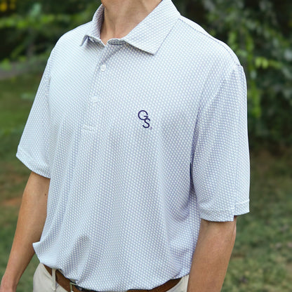 Georgia Southern GS Pattern Polo - Navy