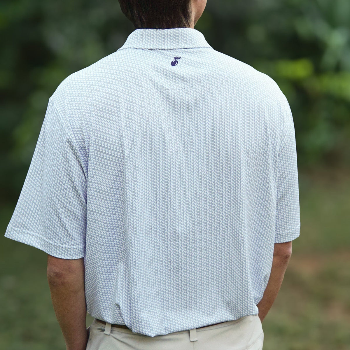 Georgia Southern GS Pattern Polo - Navy