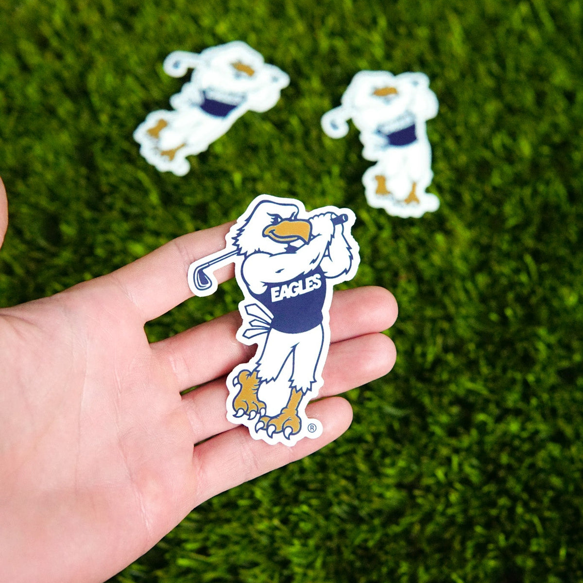 Georgia Southern Golfing Strutter Sticker