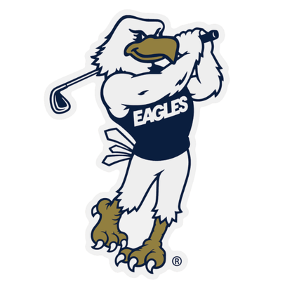 Georgia Southern Golfing Strutter Sticker