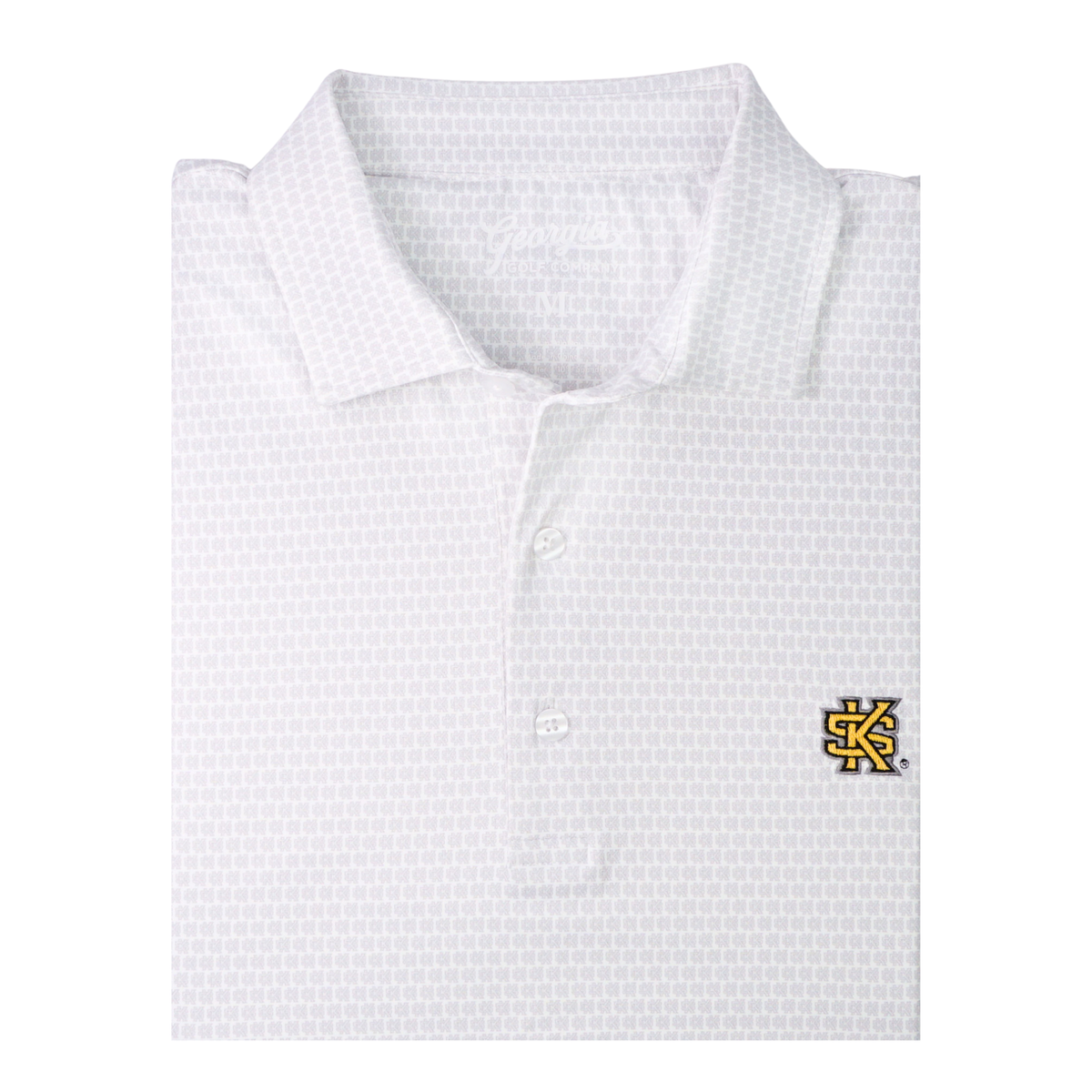 Kennesaw State KS Pattern Polo - Gray