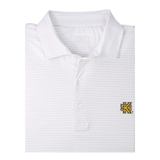 Kennesaw State KS Pattern Polo - Gray